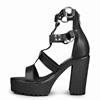 Altercore - Liv Vegan Sandales à plateforme - Noir Product image